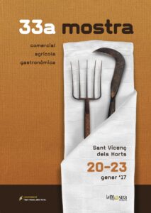 Cartelde la 33 mostra Sant Vicenc dels Horts