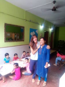 Ángeles Martín fue voluntaria del proyecto de Educación, en el centro de Dashashwamedh, en Varanasi. 