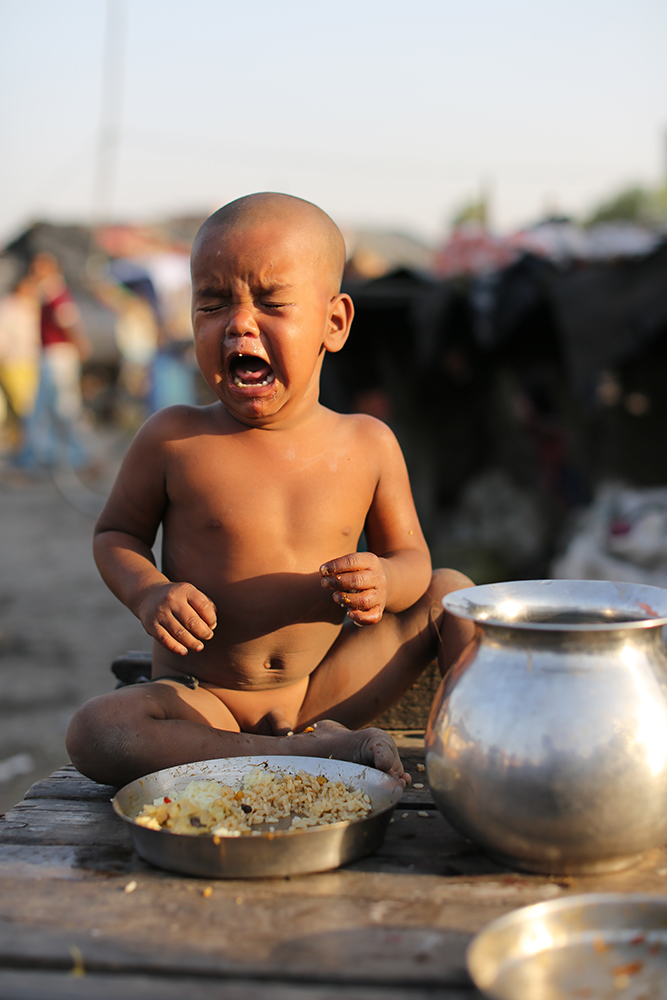 Nutrición infantil - slums - India