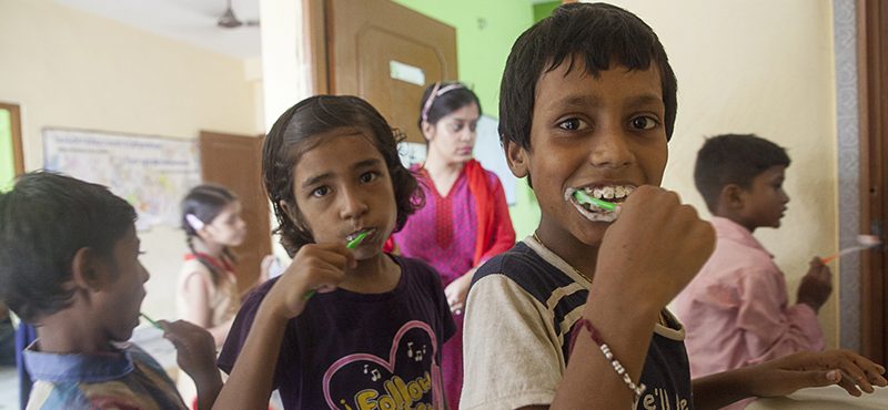Taller de higiene dental para los niños y niñas de Sigra