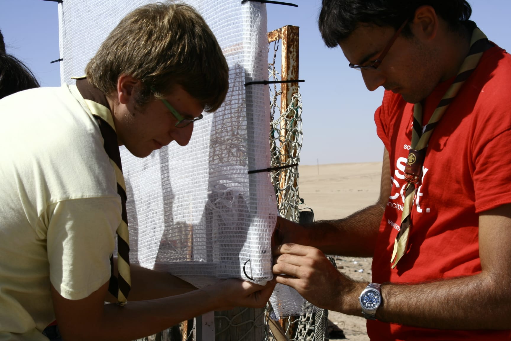 Semilla para el Cambio - Aitor Sánchez de voluntariado en Namibia.