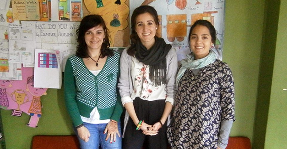 De izquierda a derecha: Ana López, Andrea Forcada, Zeltia Fucinos